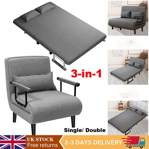 Single double fabric sofa - single/,