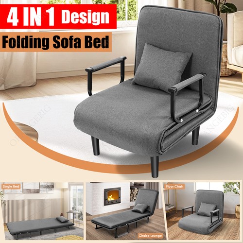 Sofa bed chair single - 4, in