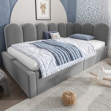 Panel Plush Velvet Upholstered