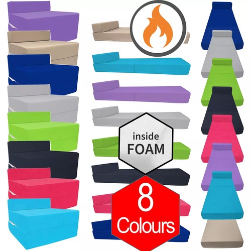 Fold out single chair bed - out,