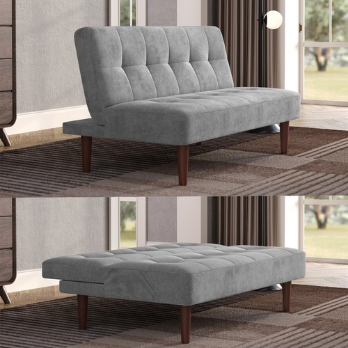 Fabric seater sofa bed - seater,